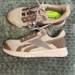 Reebok Sublite Legend Composite Toe Work Shoe Women's Size 7W Pink Rose Gold